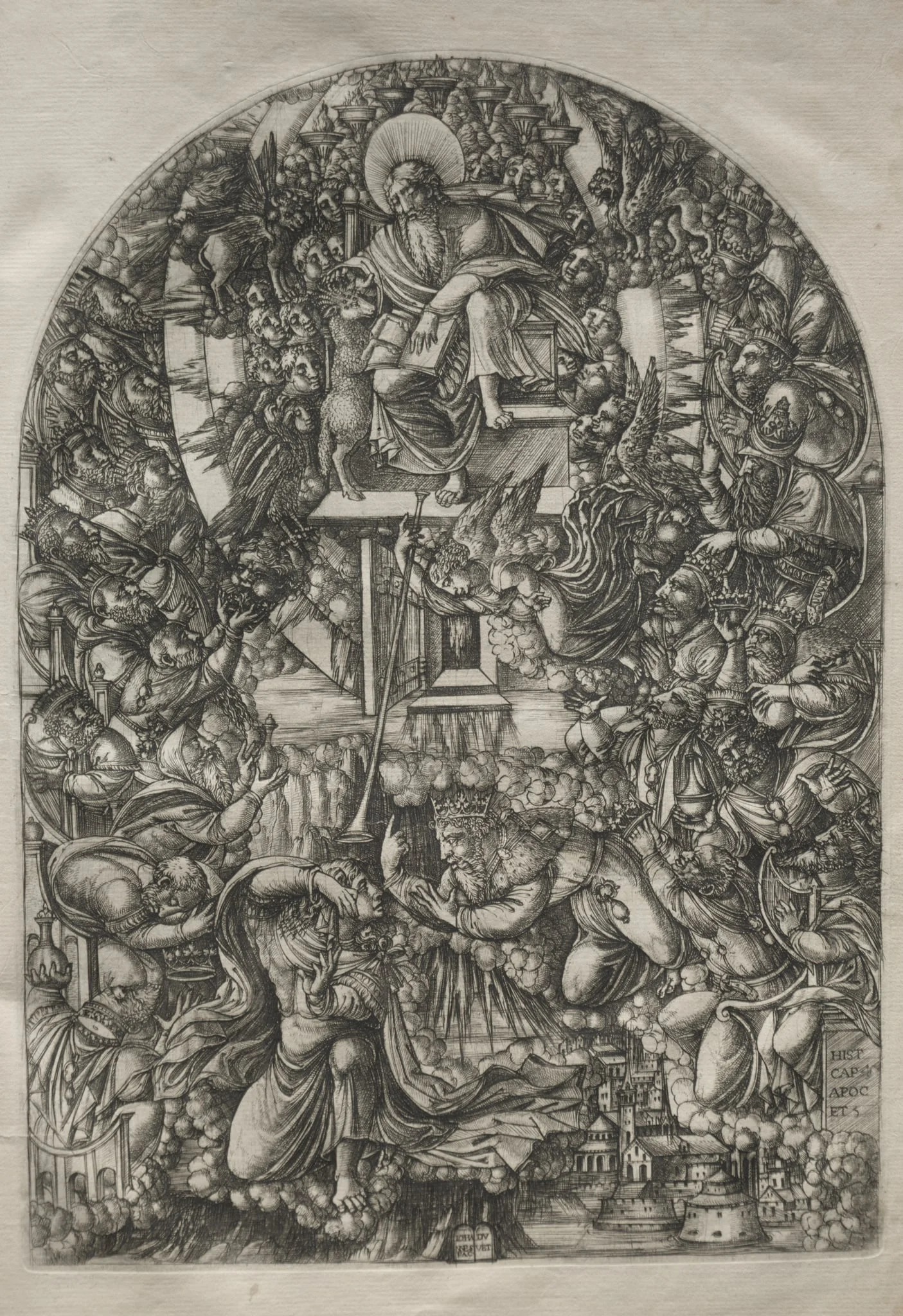 The Apocalypse:  St. John Summoned to Heaven, by Jean Duvet, 1551