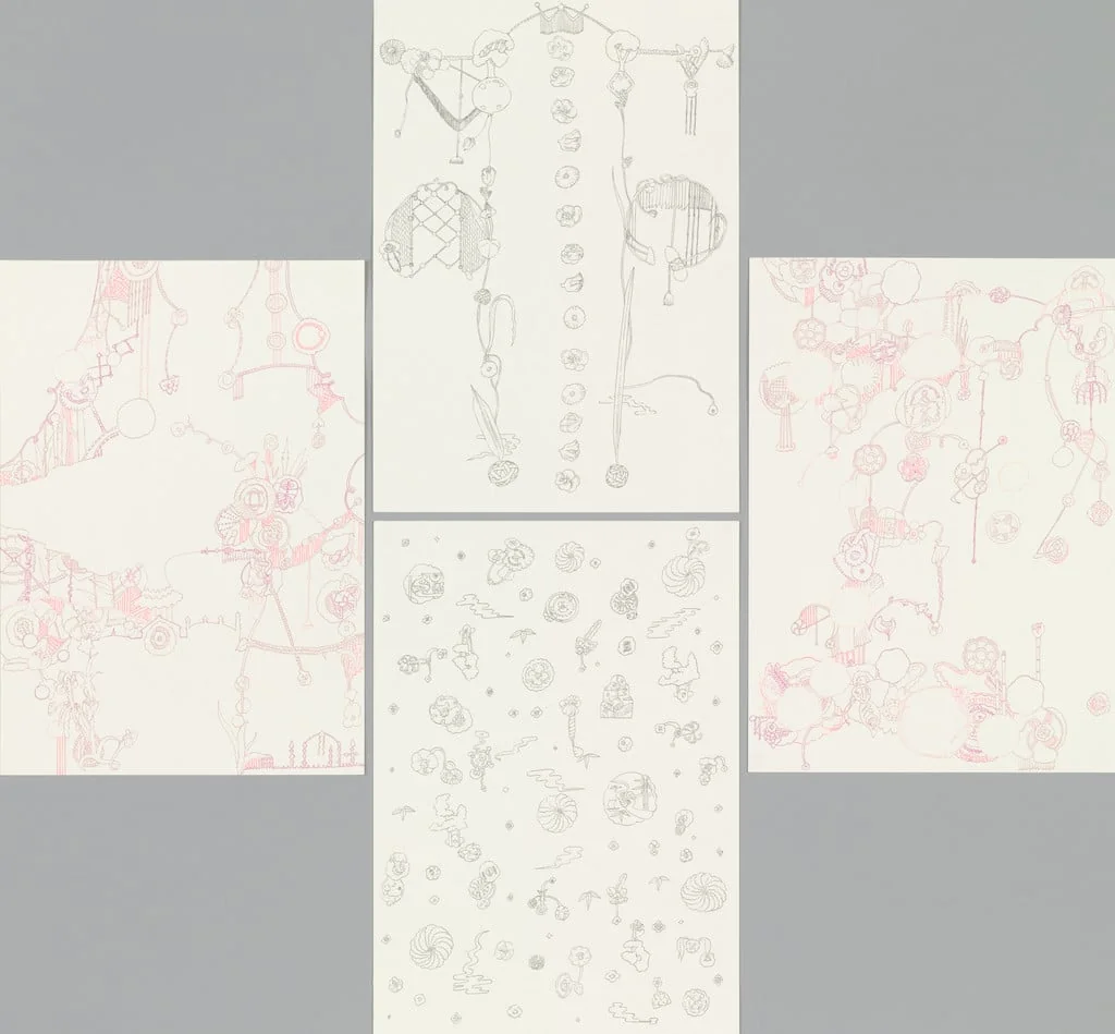 Untitled, by Ryoko Aoki, ink, 2003