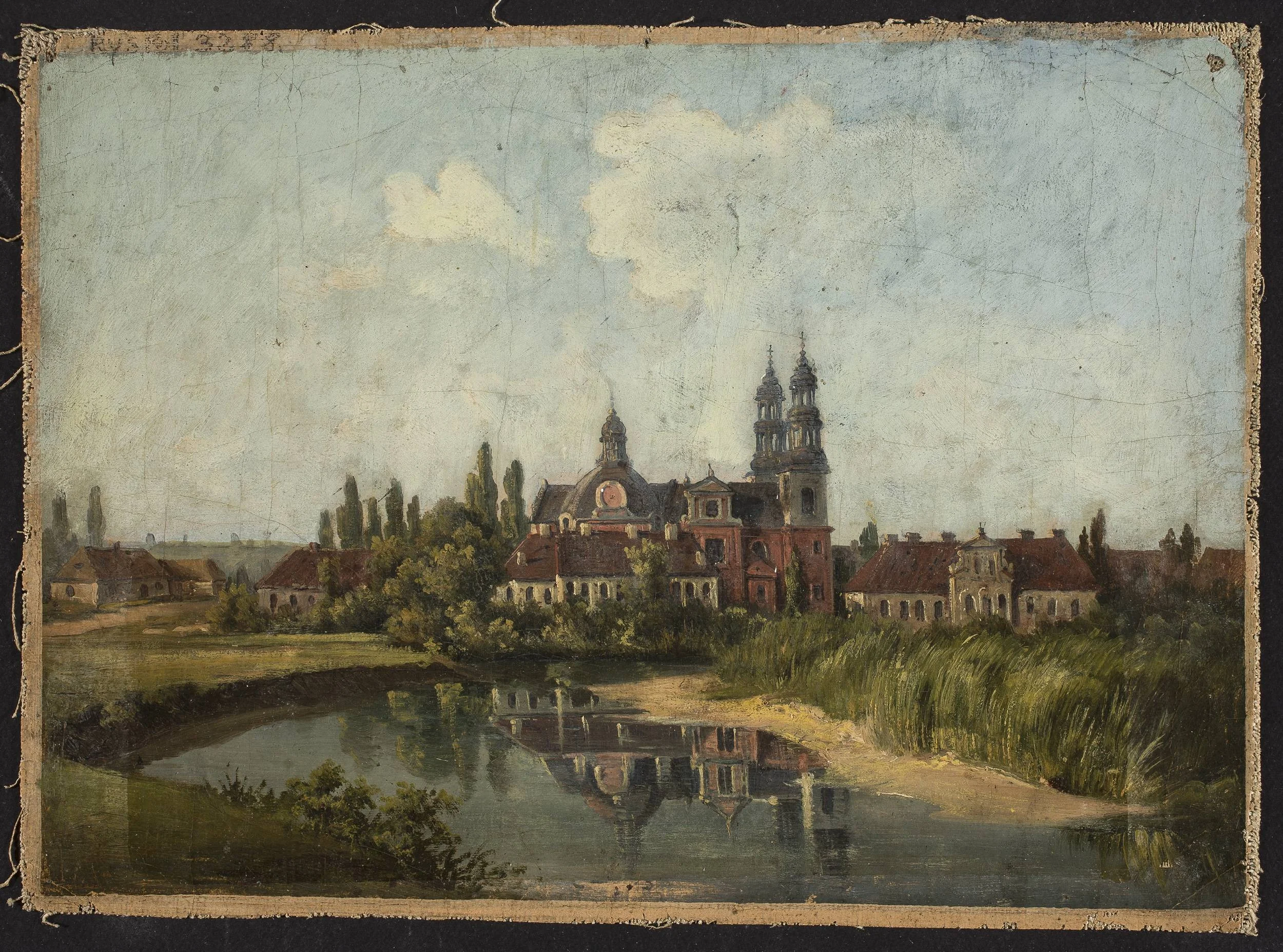 Church and monastery in Ląd