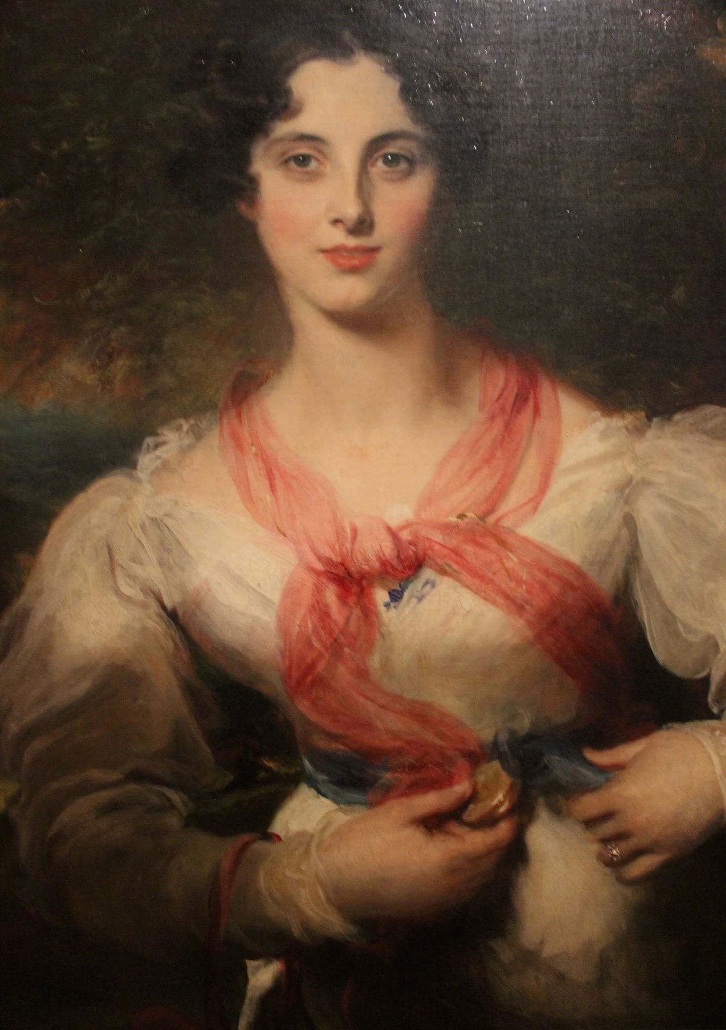 Portrait of Harriott West (Later Mrs. William Woodgate), by Thomas Lawrence, oil, 1809