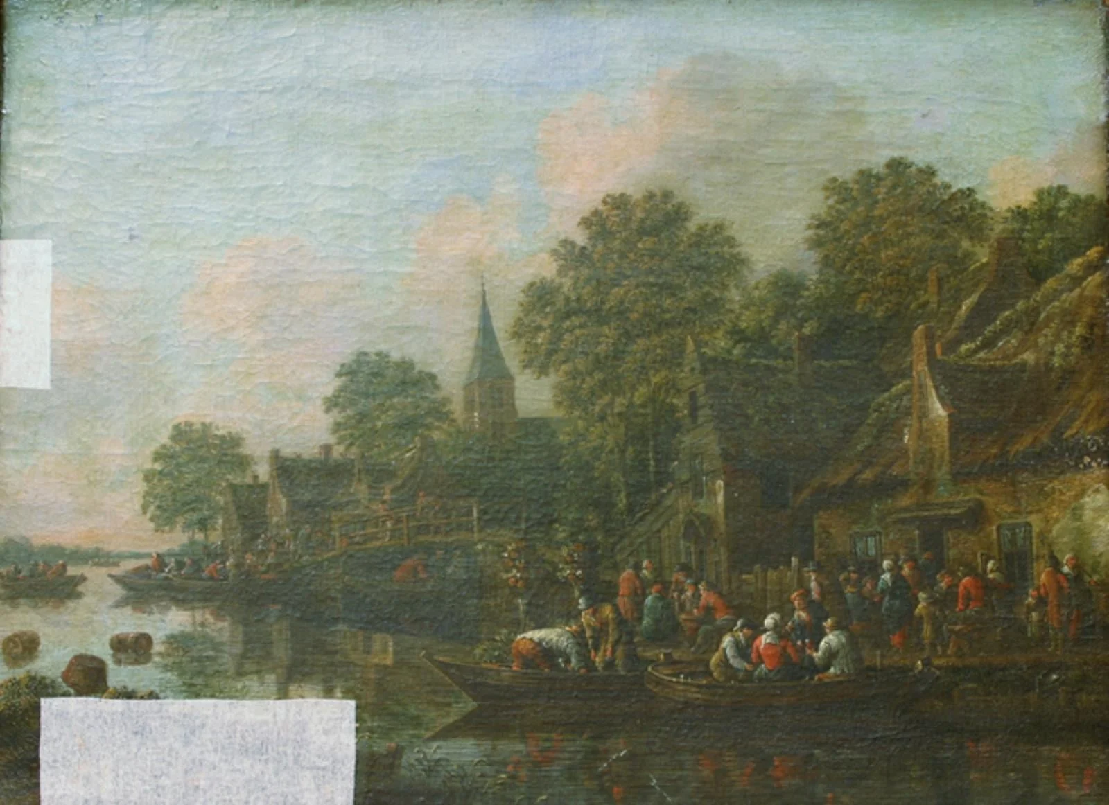 River Landscape, by Unknown, unspecified, 1688
