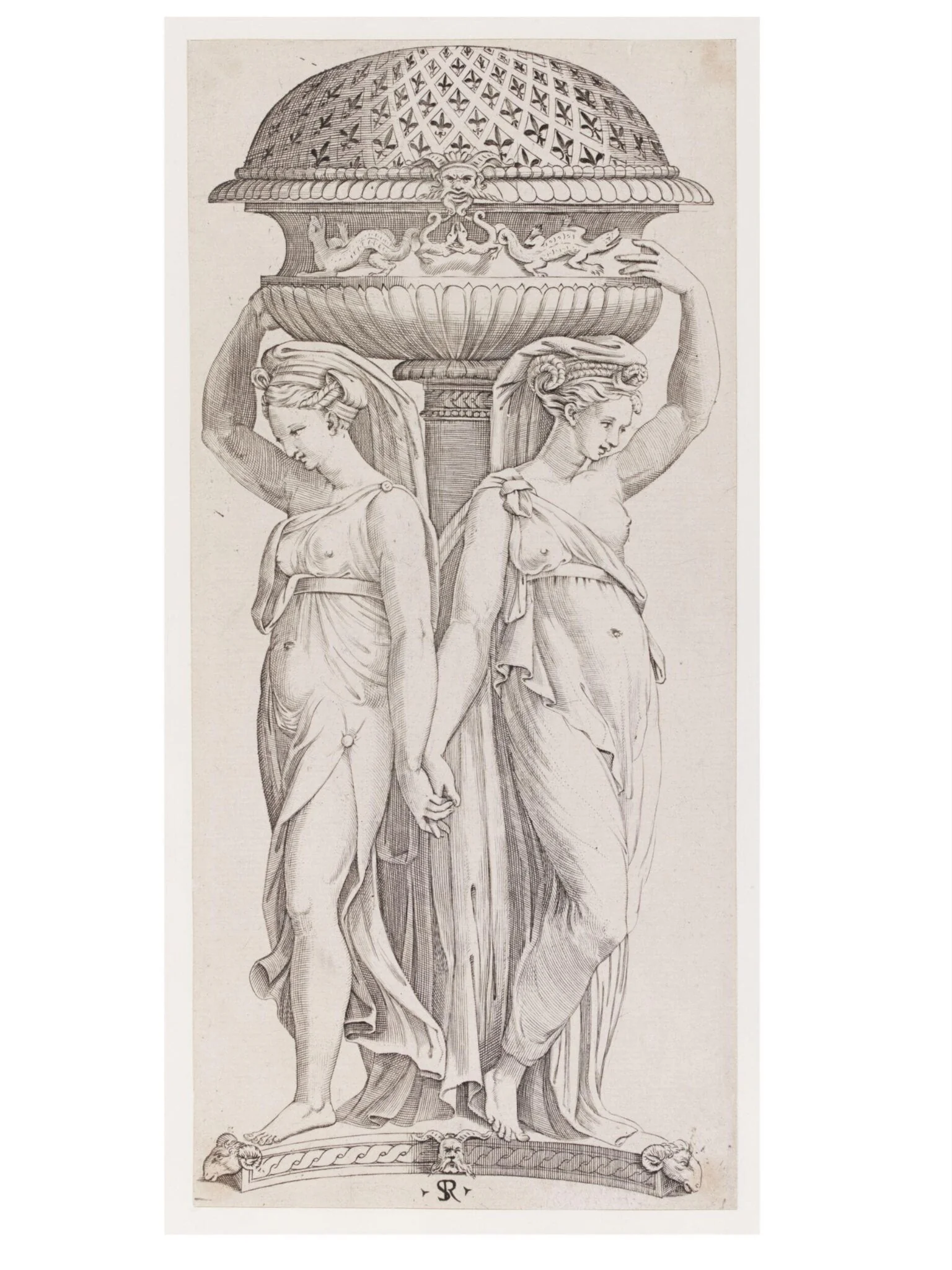 Untitled, by Marco Dente, 1520