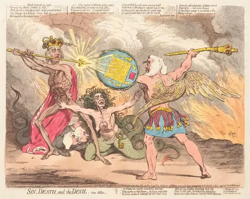Sin, Death, and the Devil, vide Milton