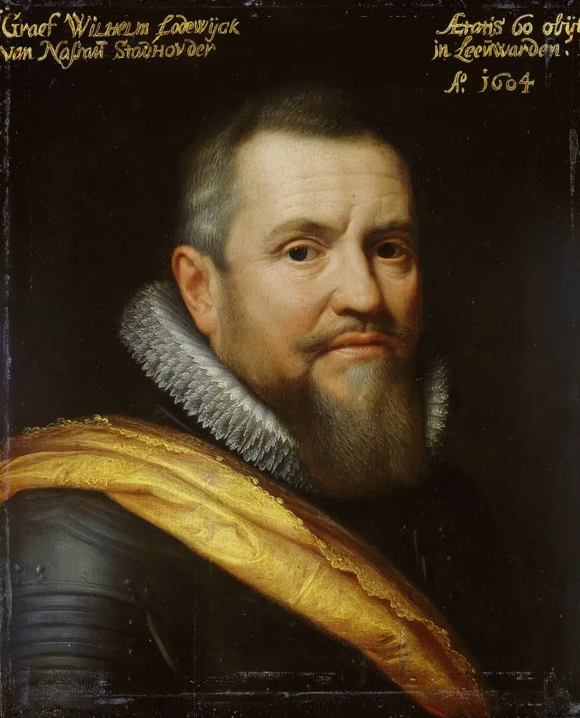 Portrait of Willem Lodewijk (1560-1620), Count of Nassau, nicknamed in Frisian 'us heit' (our father)