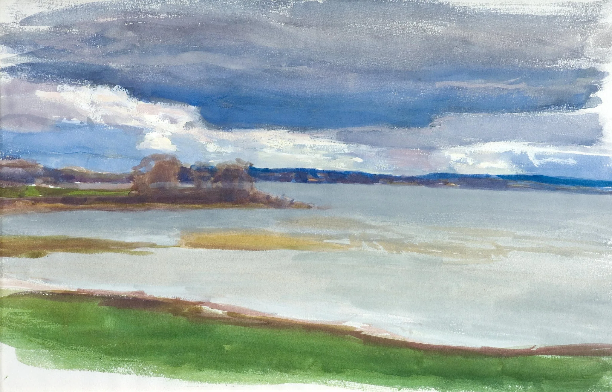 Pilviä, vettä, maata, by Eero Järnefelt, 1910