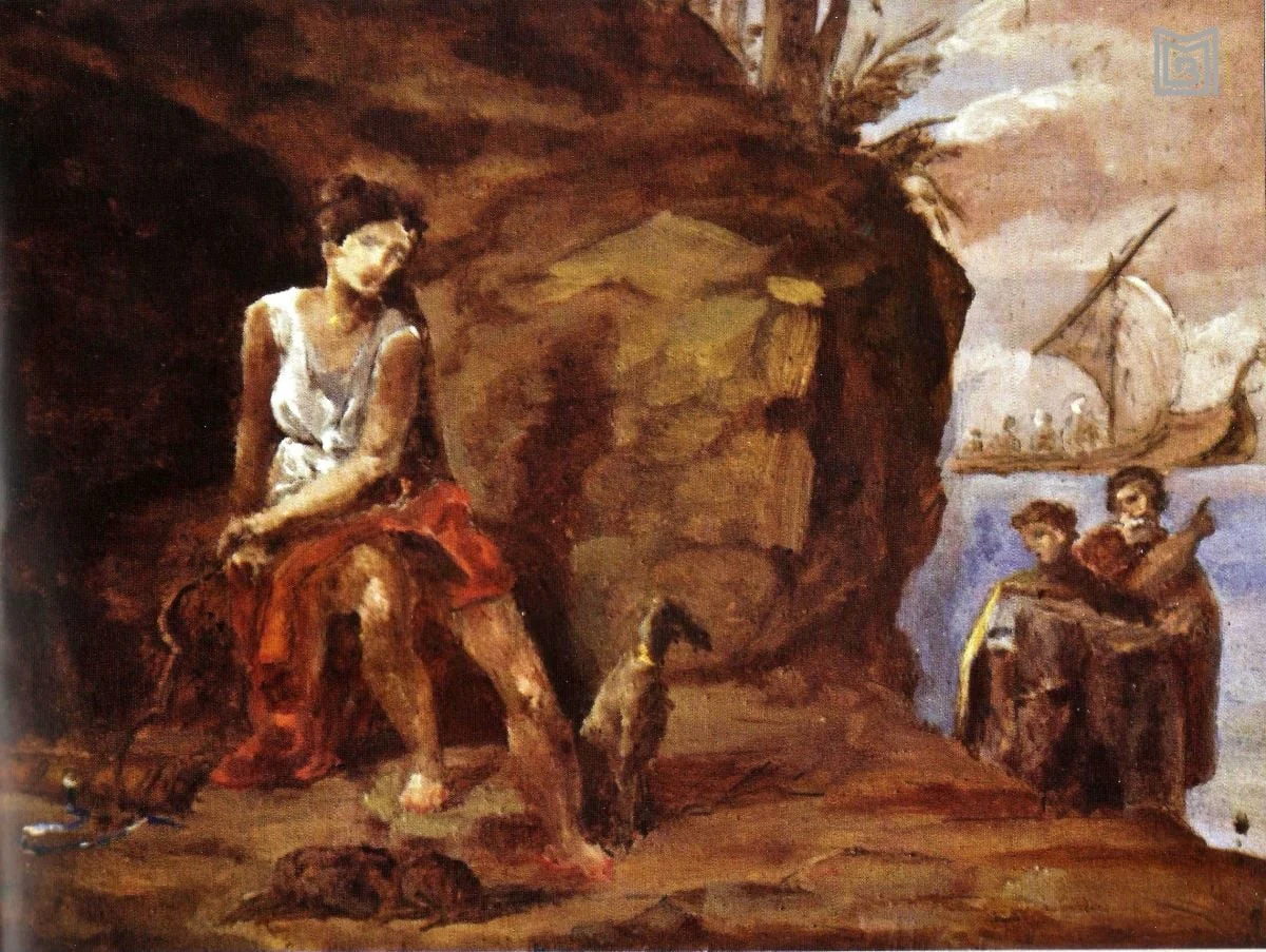 Calypso, by Gheorghe Tattarescu, unspecified, 1850