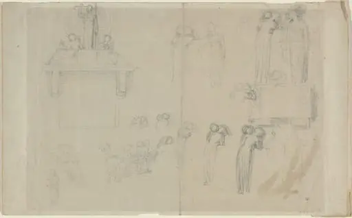 Sheet of Studies [recto and verso]