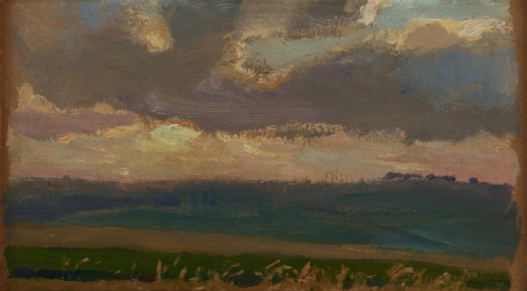 Fields at Proszowice, by Jan Stanisławski, unspecified, 1898