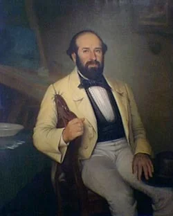 Retrato de Santiago Calzadilla, by Prilidiano Pueyrredón, unspecified, 1859