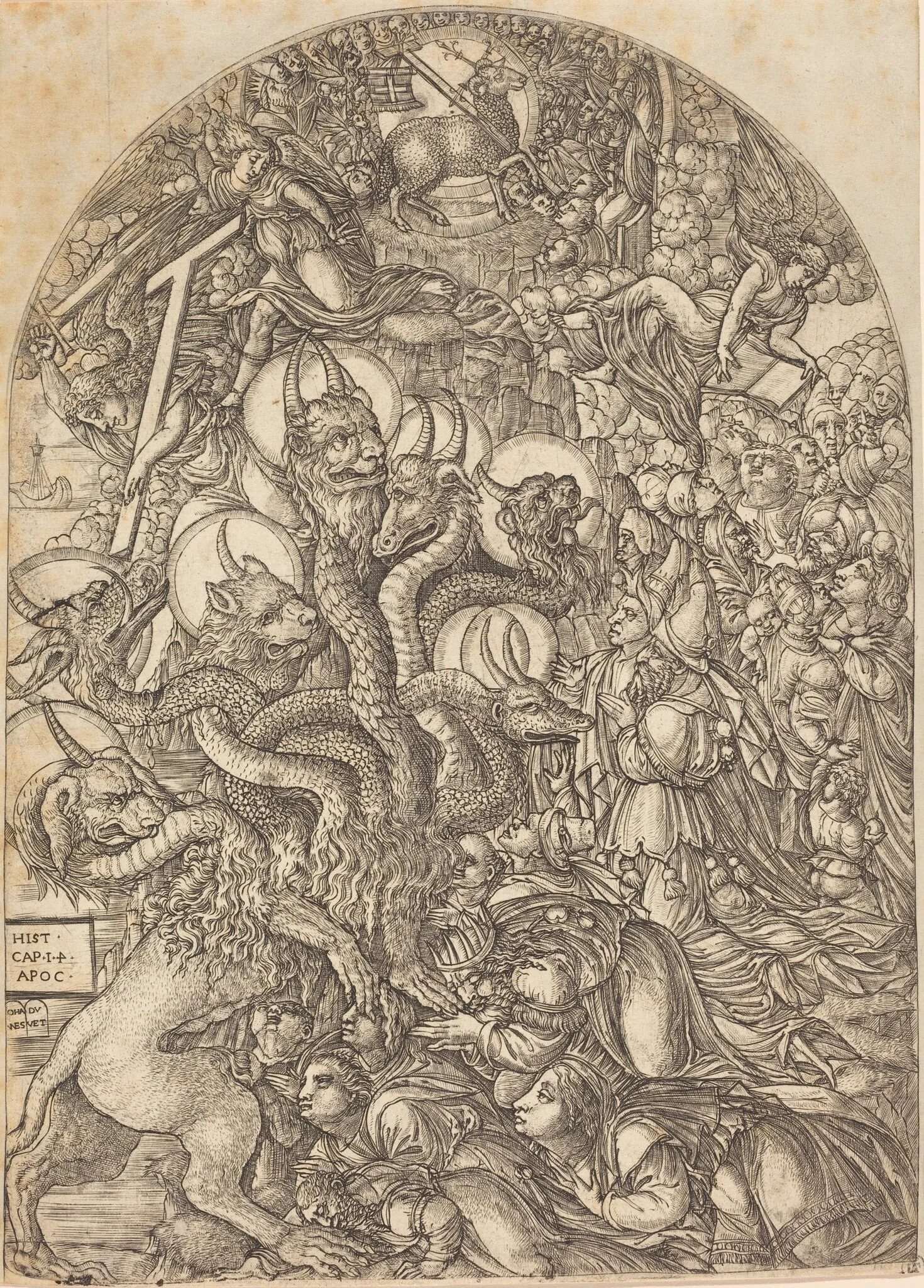 The Beast with Seven Heads and Ten Horns
