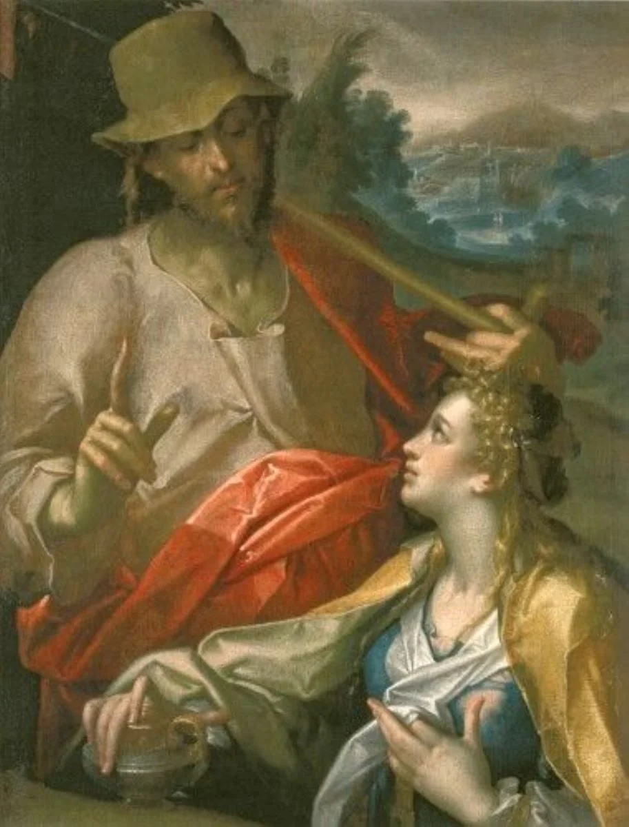 Noli me tangere, by Bartholomeus Spranger, unspecified, 1591
