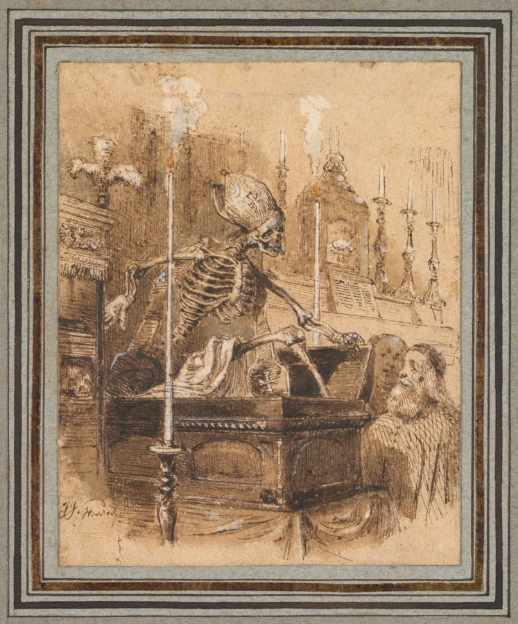 The Relics, by Jean-Jacques Grandville, 1835