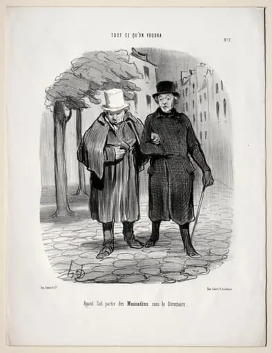 Former dandies under the Directory
