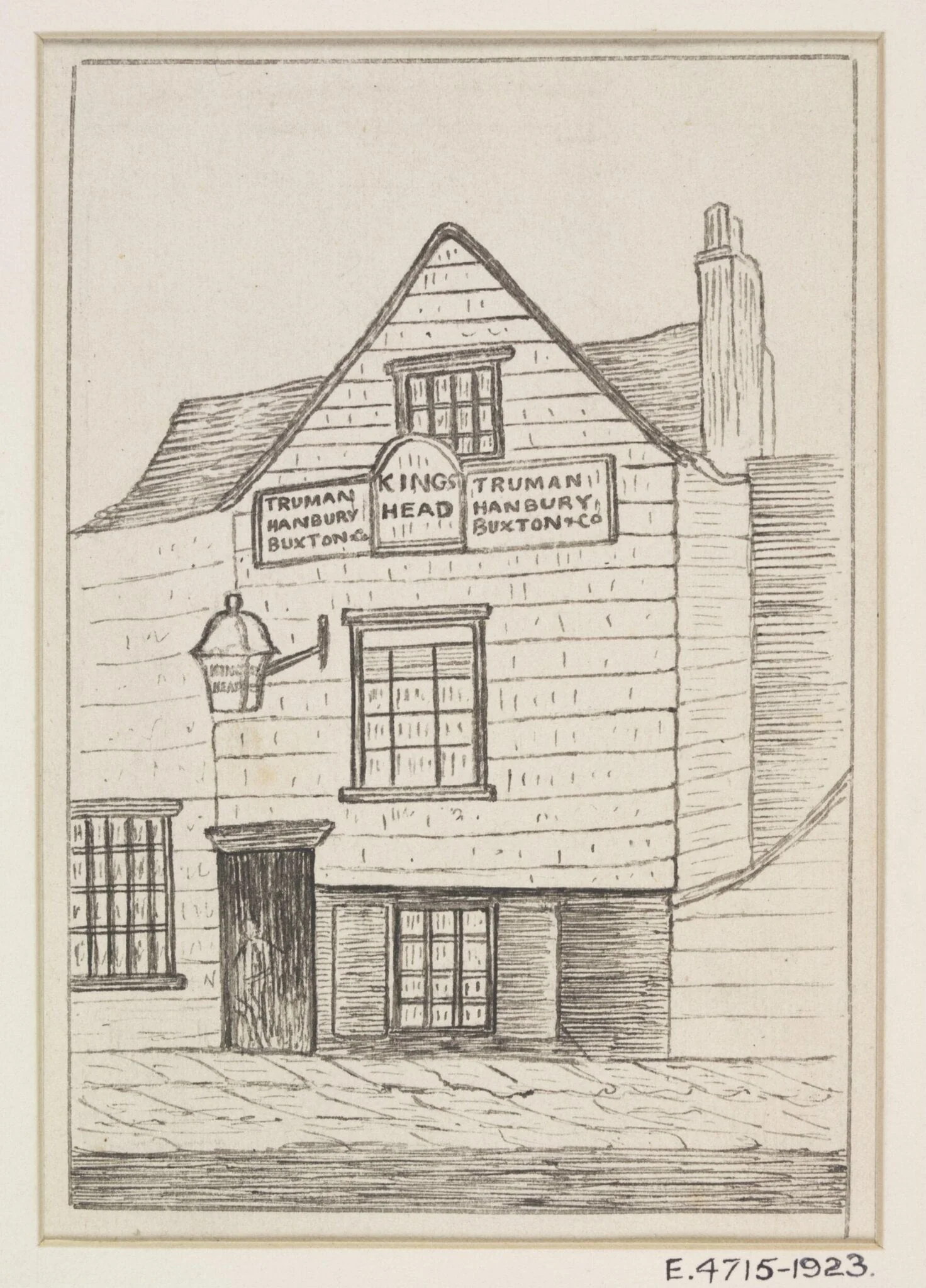 The King's Head, Hackney, by Unknown, 1850