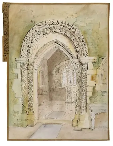 Chancel Arch, St. Peter's, Stanton Low, Buckinghamshire