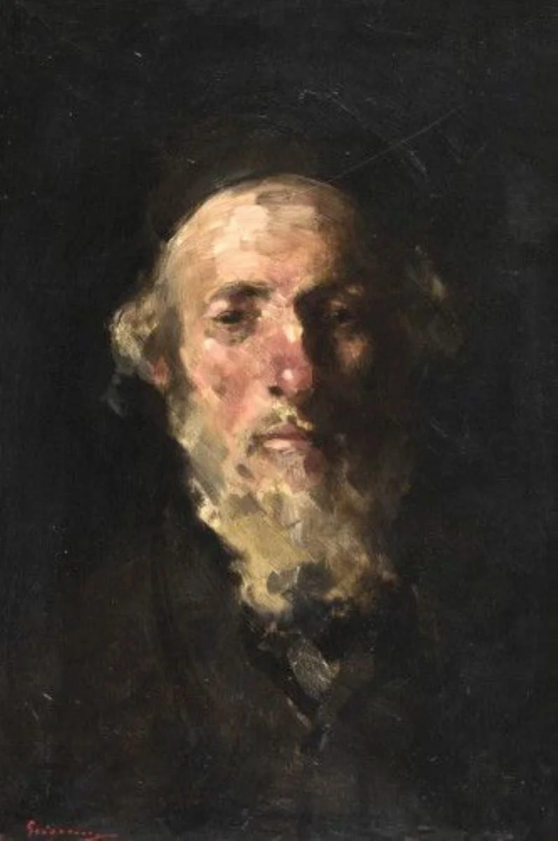 Portretul unui evreu, by Nicolae Grigorescu, unspecified