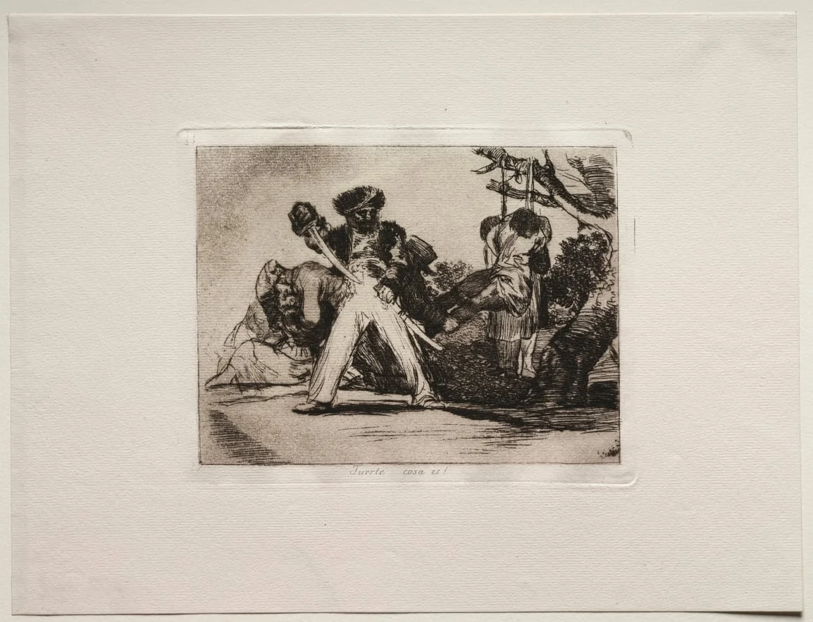 The Horrors of War:  That's Tough!, by Francisco Goya, 1815