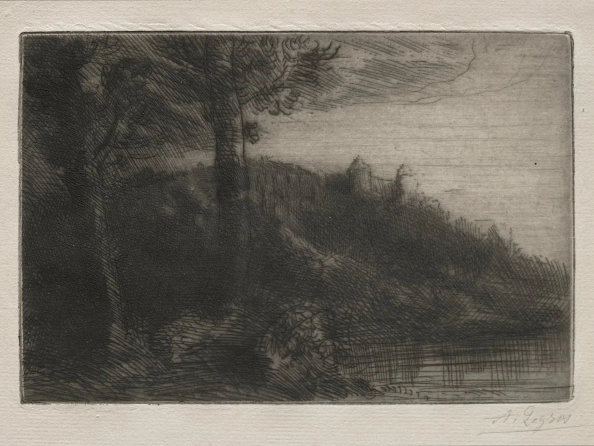 Le Petit Pont, by Alphonse Legros, 1884