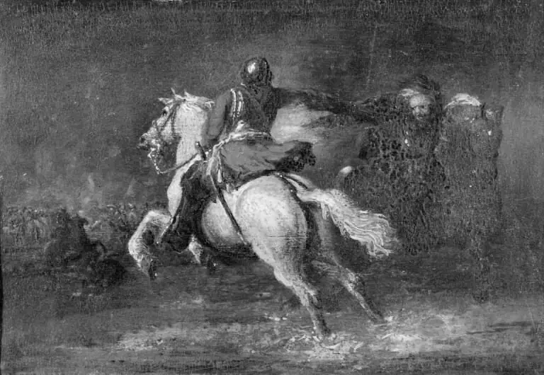 Horseman Firing a Pistol at another Horseman