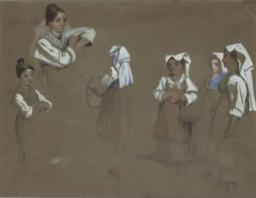 Studies of Italian women, Amalfi
