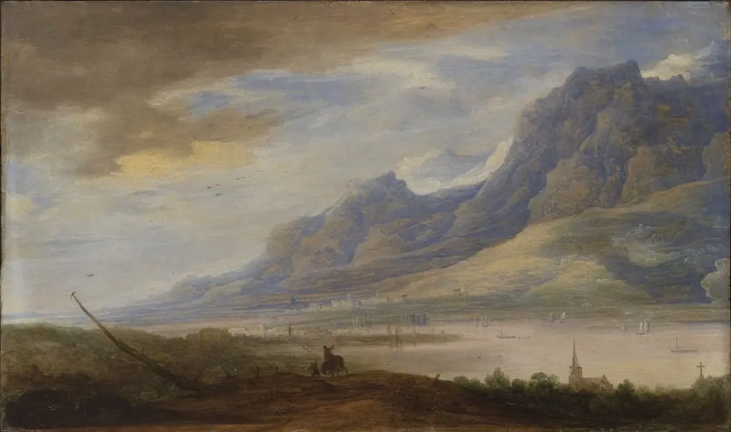 Mountainous Landscape with a River