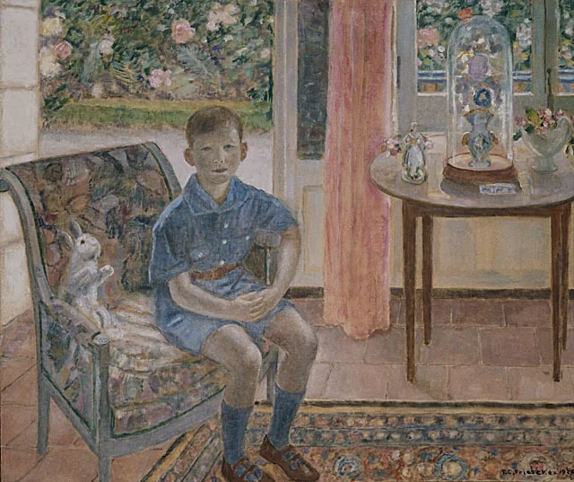 Youth, by Frederick Carl Frieseke, oil, 1926