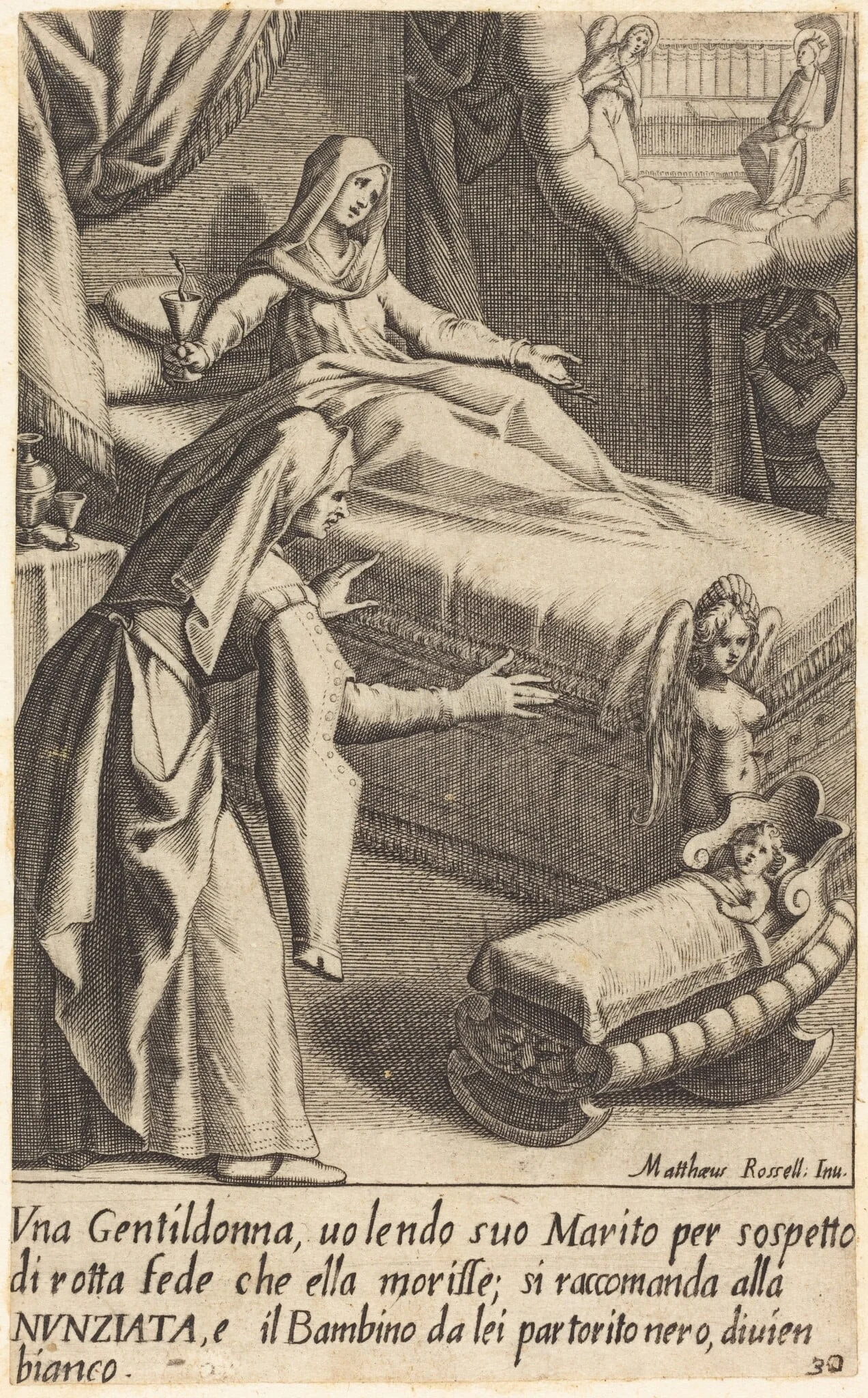 The Child, by Jacques Callot, ink, 1619