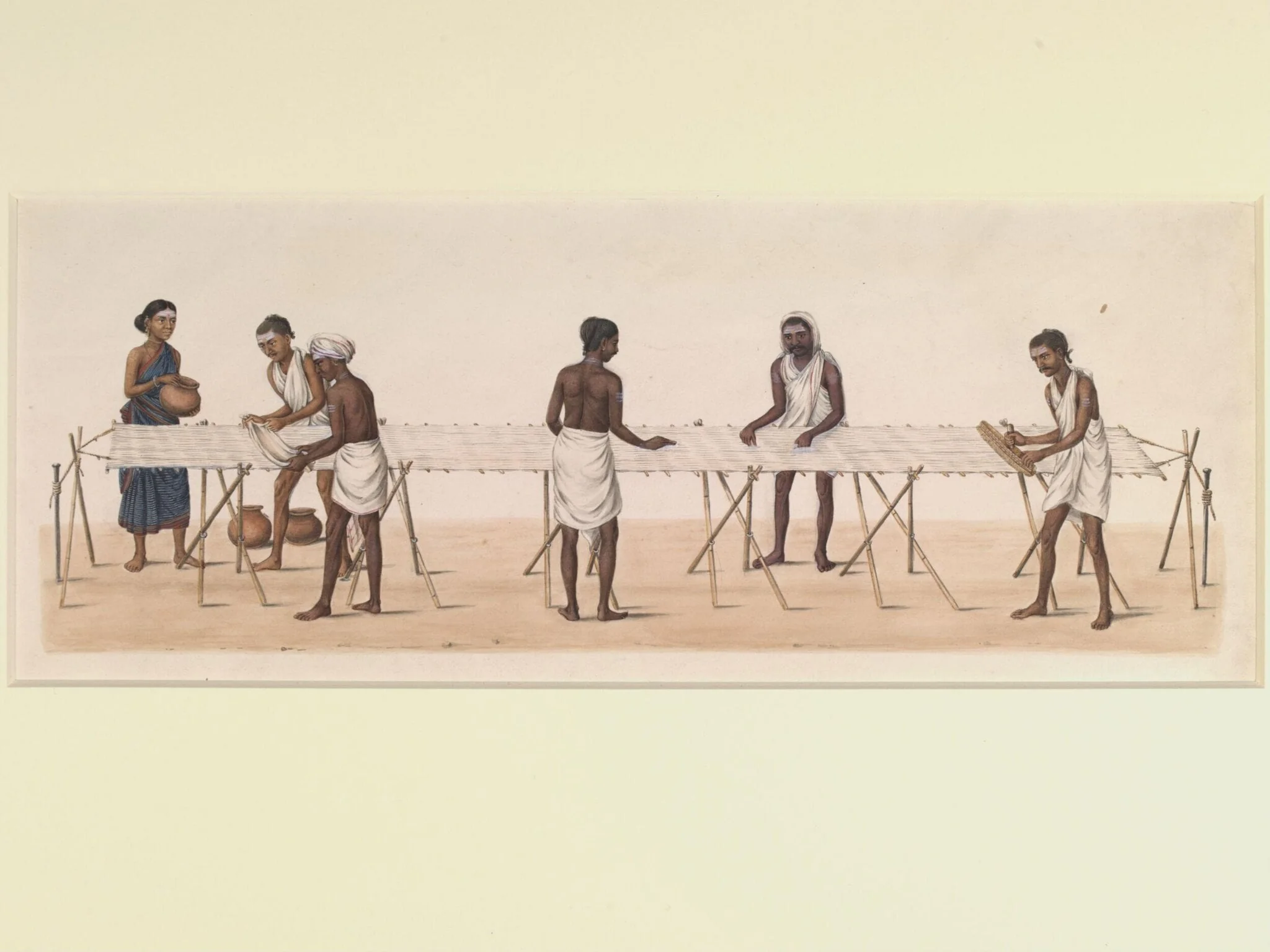 Malabar weaver, by Unknown, paint, 1840