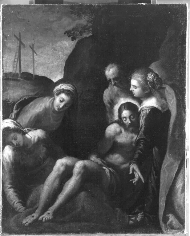 Beweinung Christi, by Palma il Giovane, unspecified, 1594