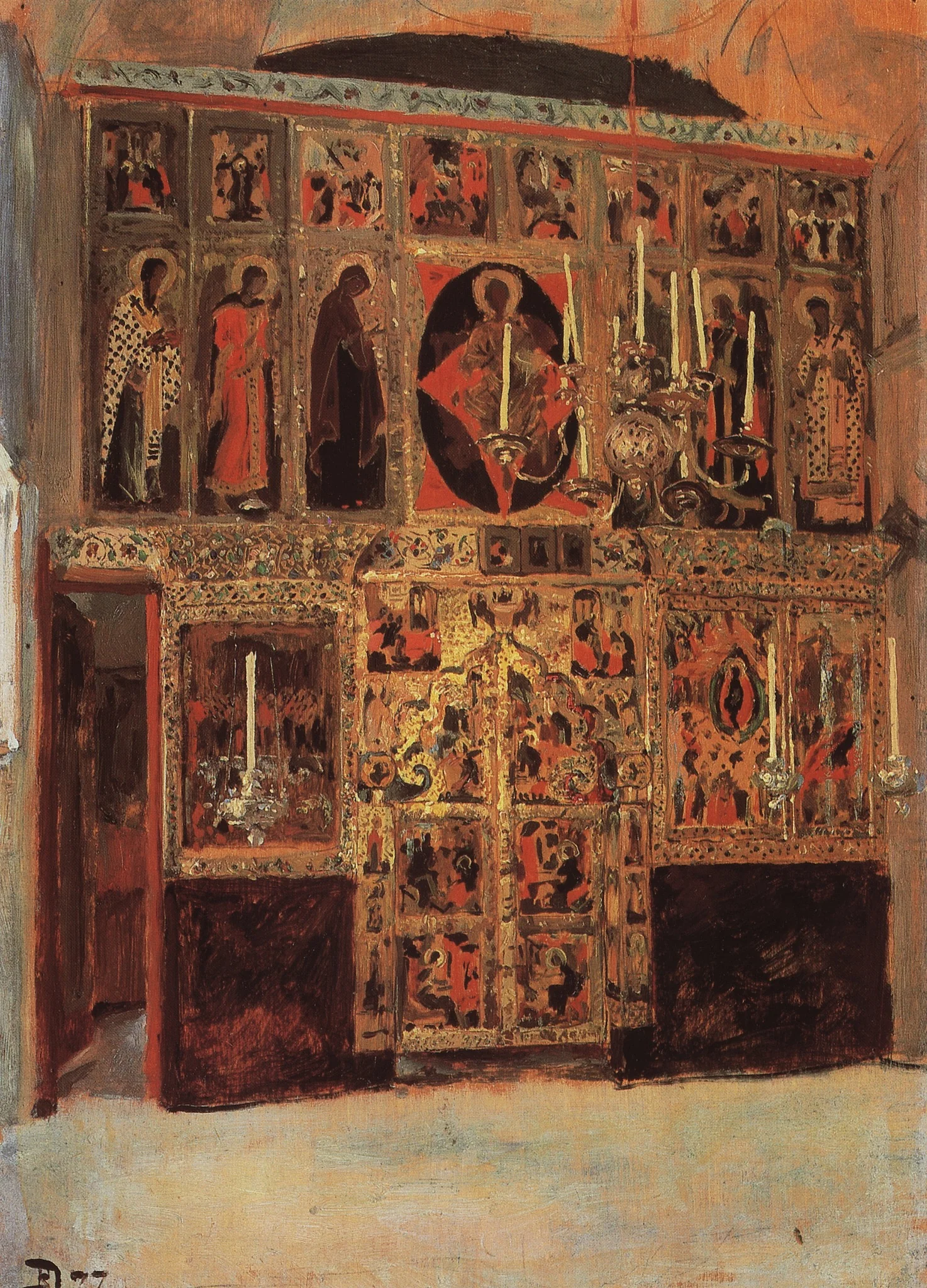 Koe wevala, by Vasily Polenov, oil, 1889
