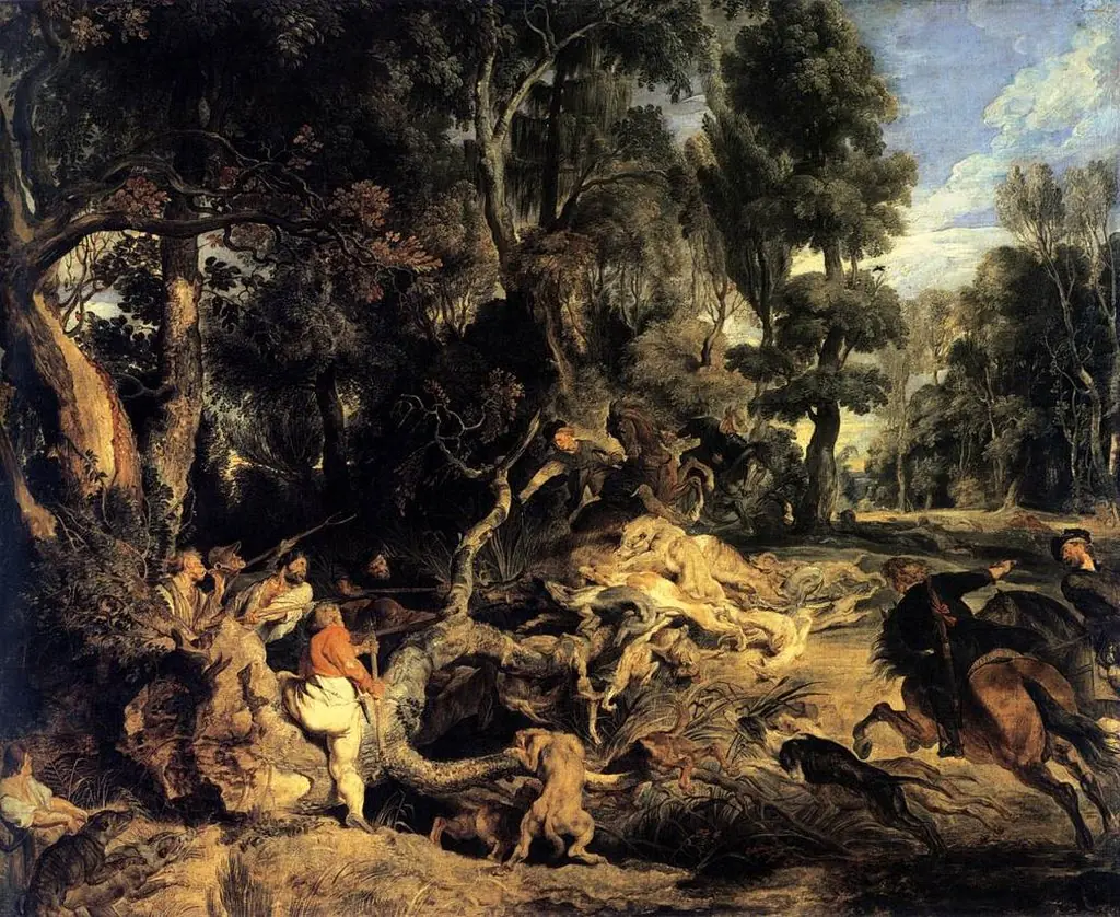 Landscape with Boar Hunt