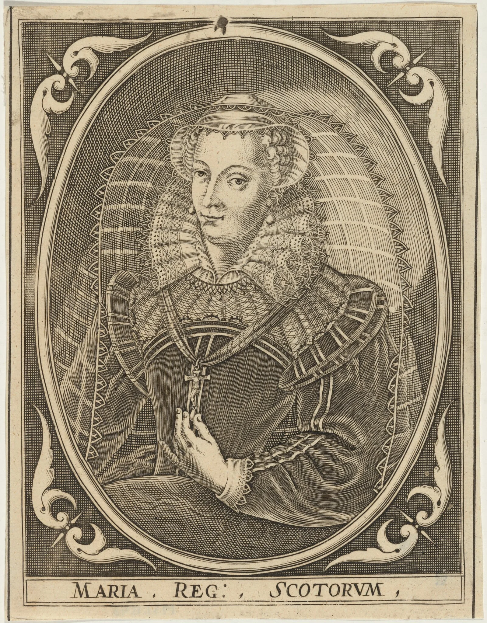 Mary, Queen of Scots, by Unknown 19th Century, ink, 1602