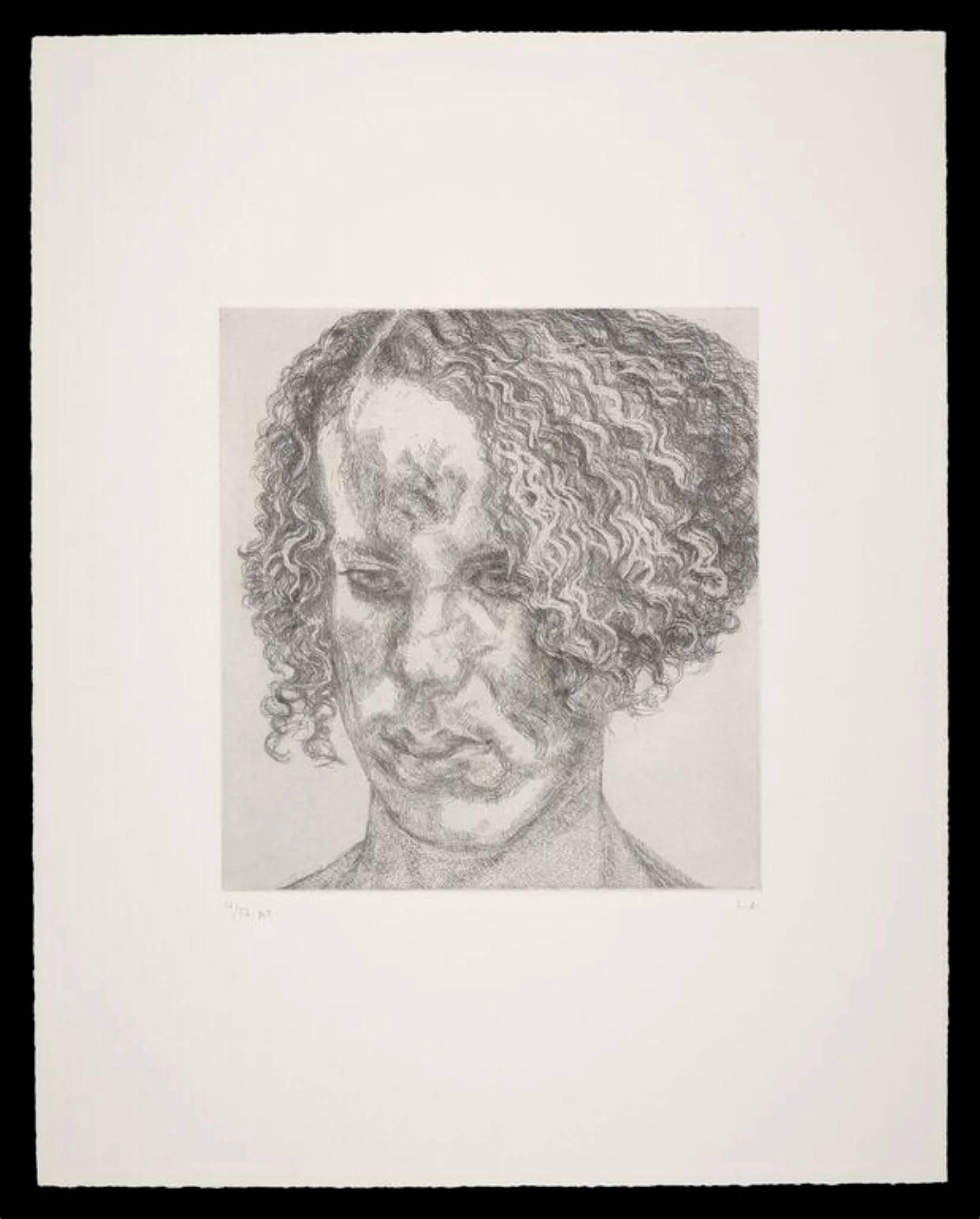 Girl with Fuzzy Hair