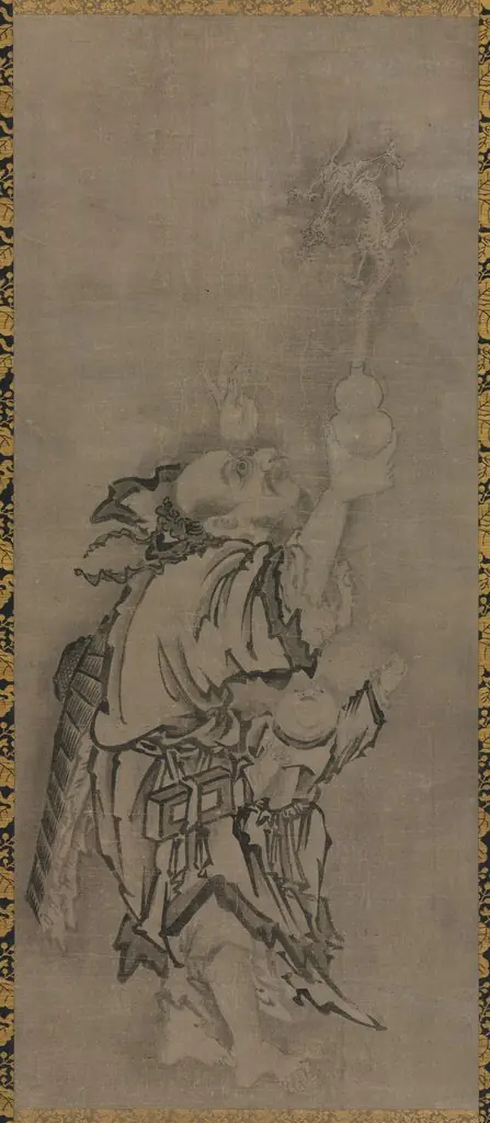 Hotei with Daoist Immortals: Immortal with Gourd and Dragon