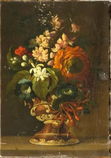 Buchet cu flori de lămâi; pandant: Buchet de flori cu anemone