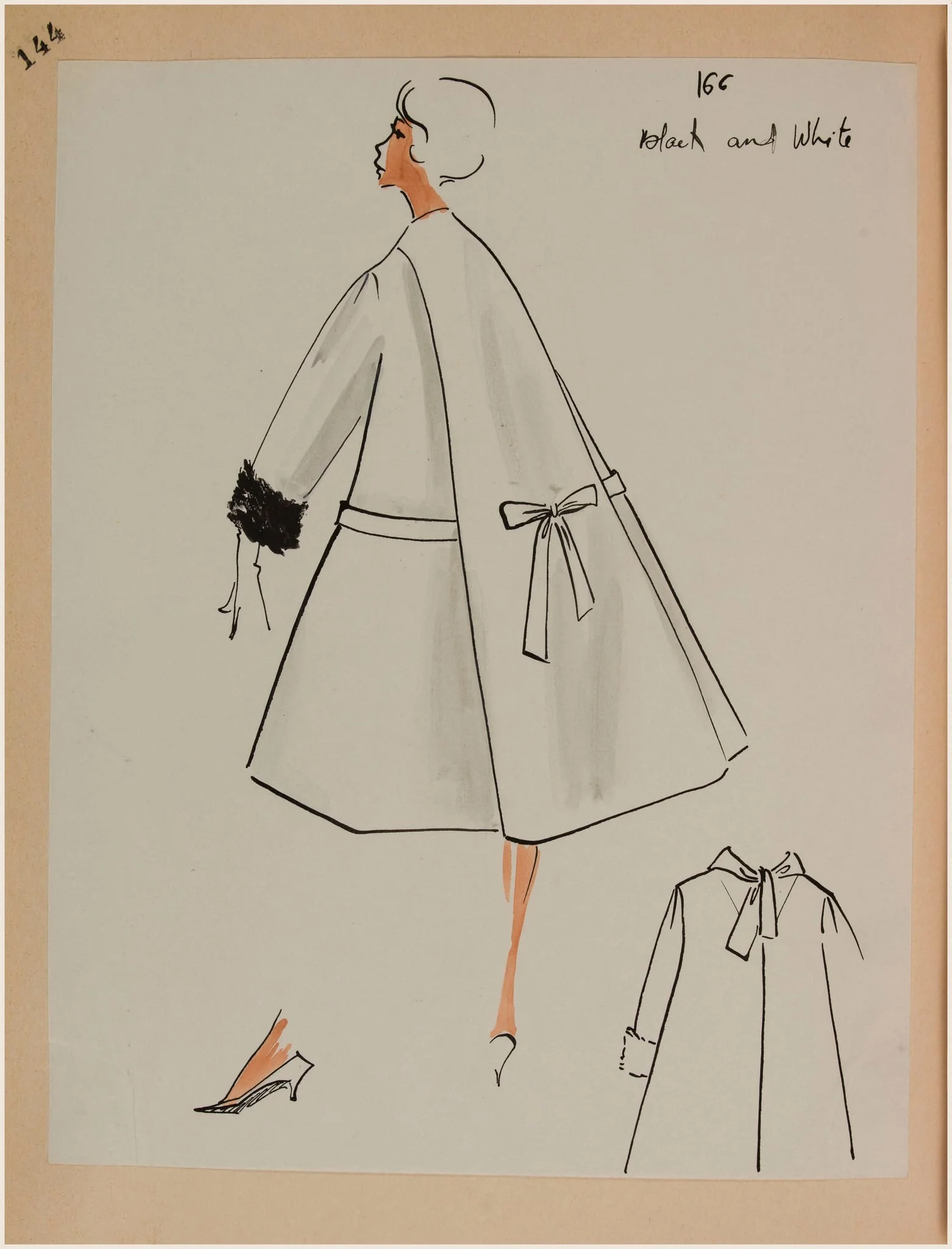 Black and white, by Marie-Louise Carven, 1958