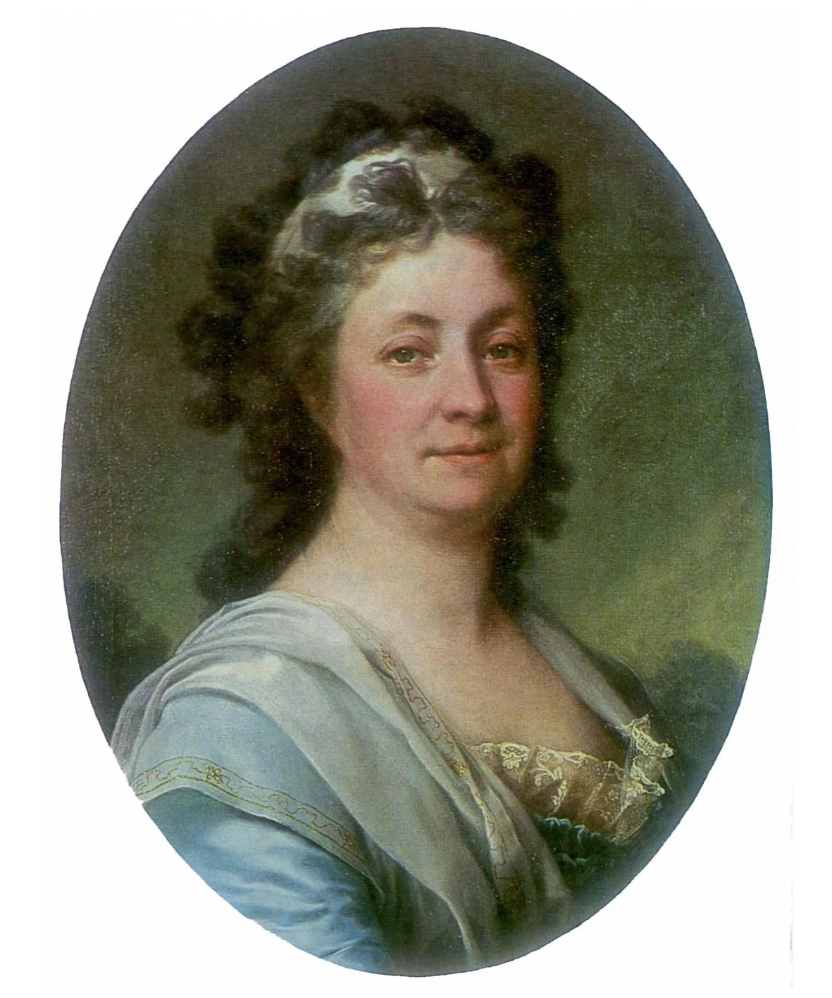 Porträt der Maria Ivanovna Myussar, by Dmitry Levitzky, oil, 1796