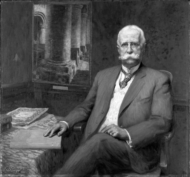 Professor William H. Goodyear, by Wilford Conrow, oil, 1916