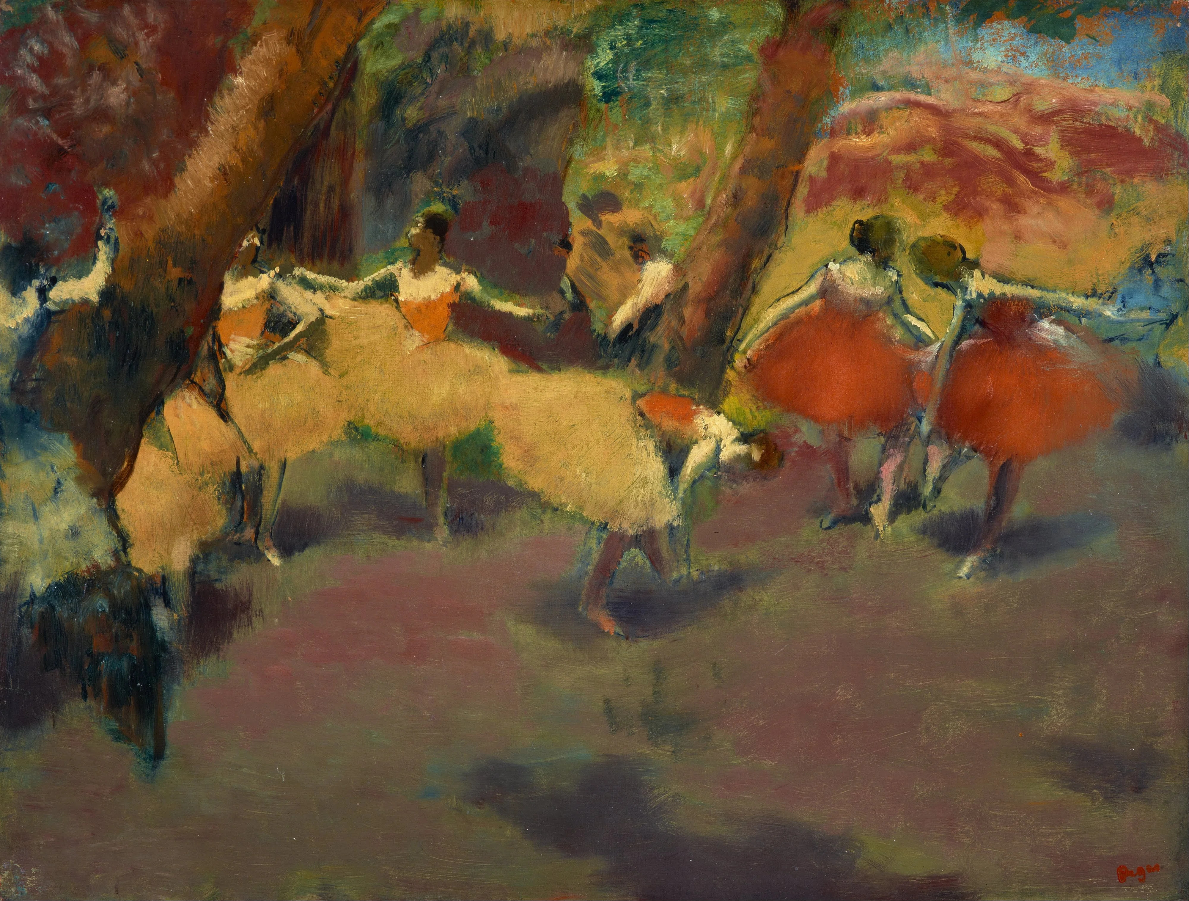 Before the Performance, by Edgar Degas, unspecified, 1898