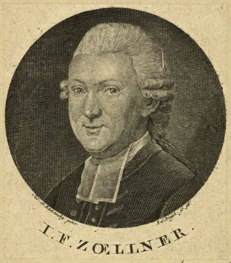 Lisiewska, Friederike Julie (Vorlage): Porträt Johann Friedrich Zöllner