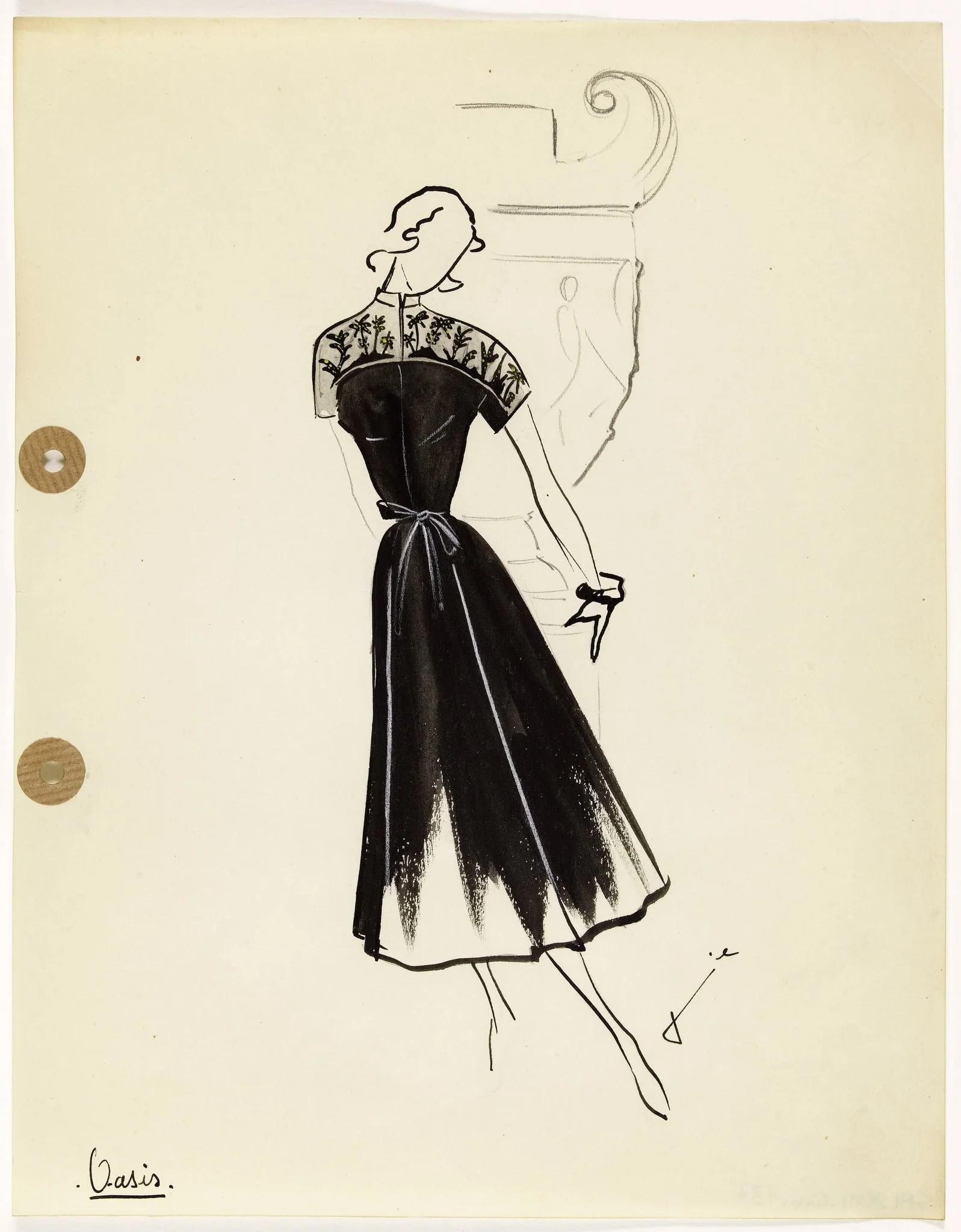 'Oasis', by Marie-Louise Carven, 1949