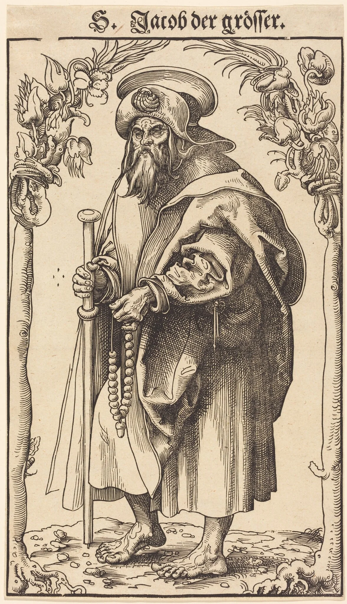 Saint James the Greater, by Lucas Cranach the Elder, ink, 1512