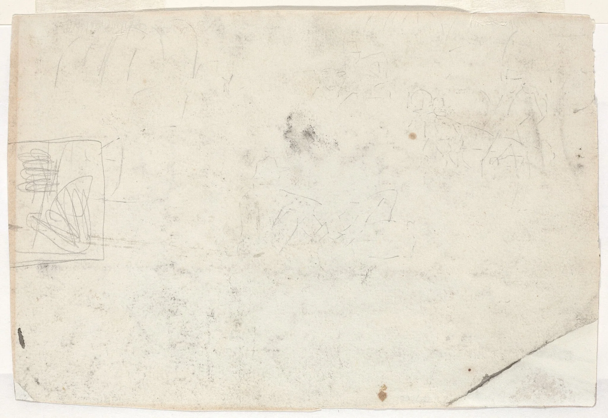 Figure on Horseback and Other Studies [verso]