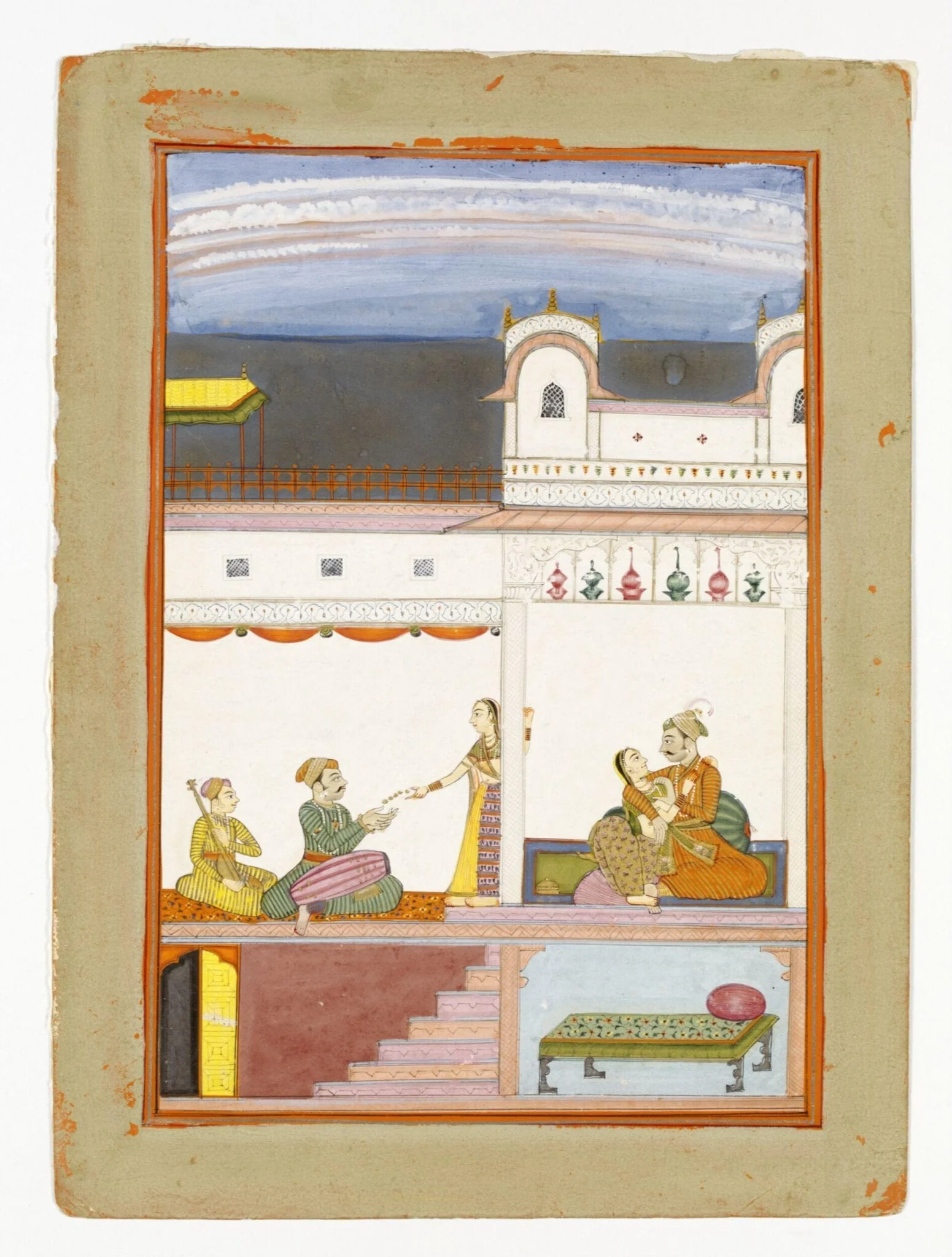 Pancham Raga, by Unknown, paint, 1710
