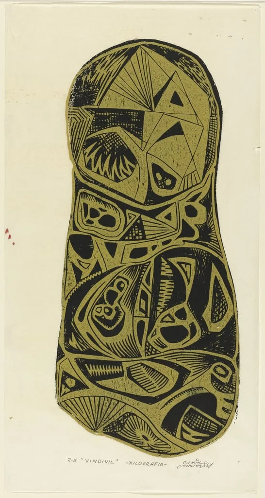Untitled, by Julio Camino Sanchez, ink, 1967