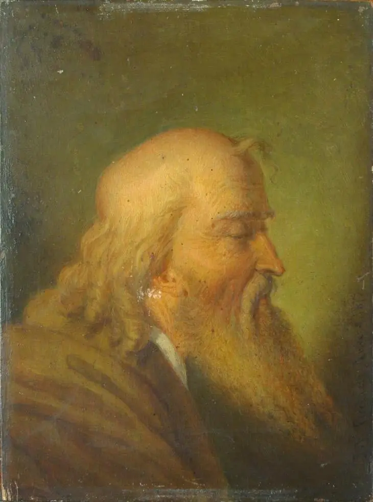 Study of an old man's head