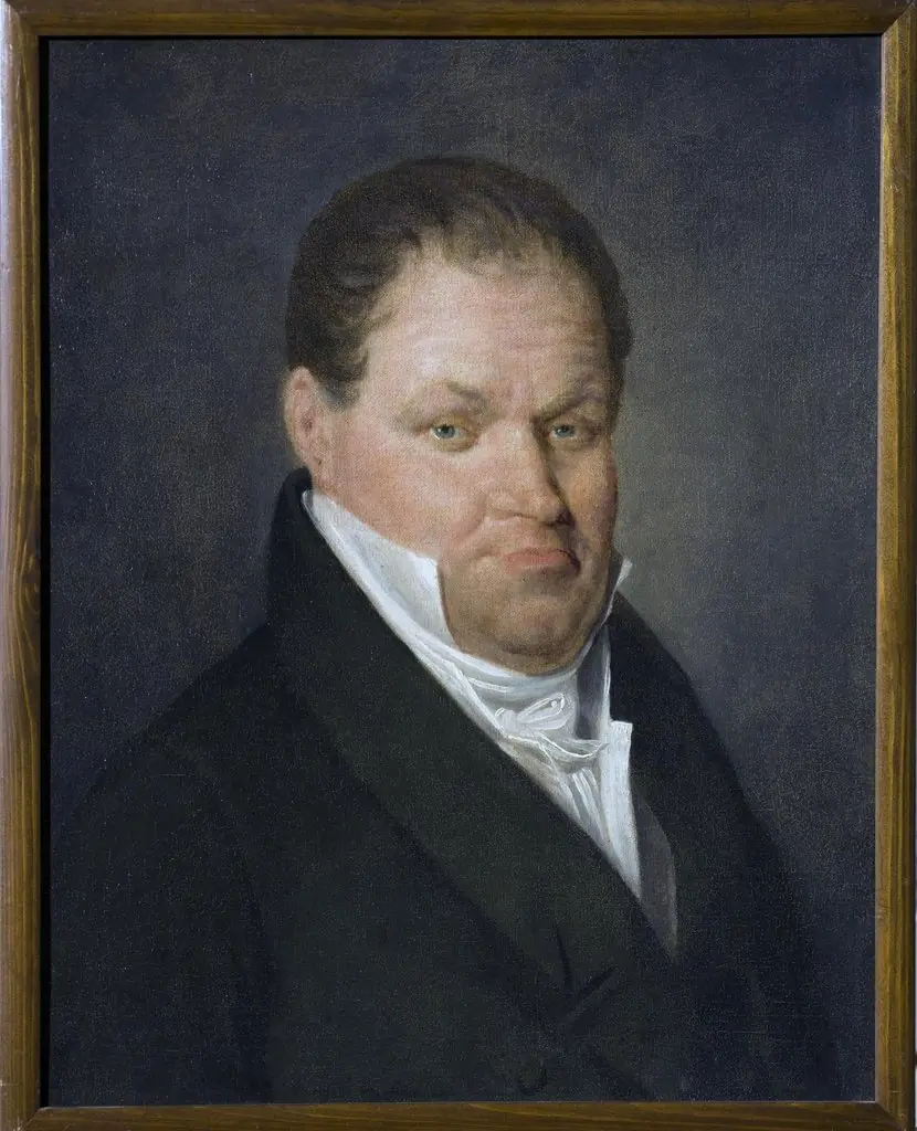 Portrait of N.Aubert, a French Teacher in Moscow