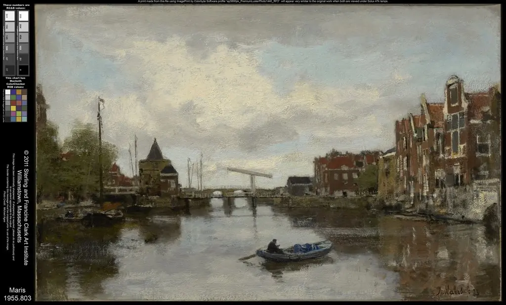 View of a Dutch City with the Schreierstoren in Amsterdam