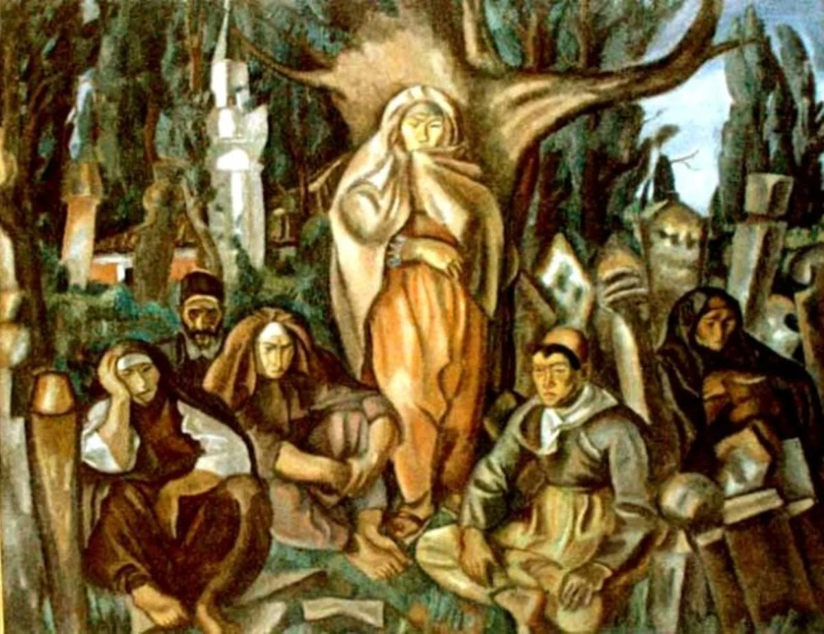 Familie de tătari, by Iosif Iser, unspecified, 1921