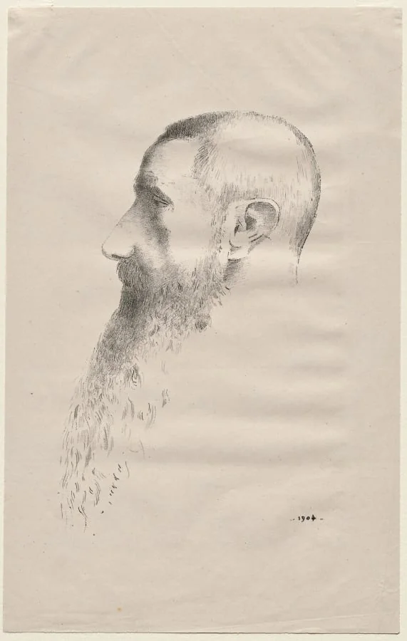 Roger Marx, by Odilon Redon, 1904